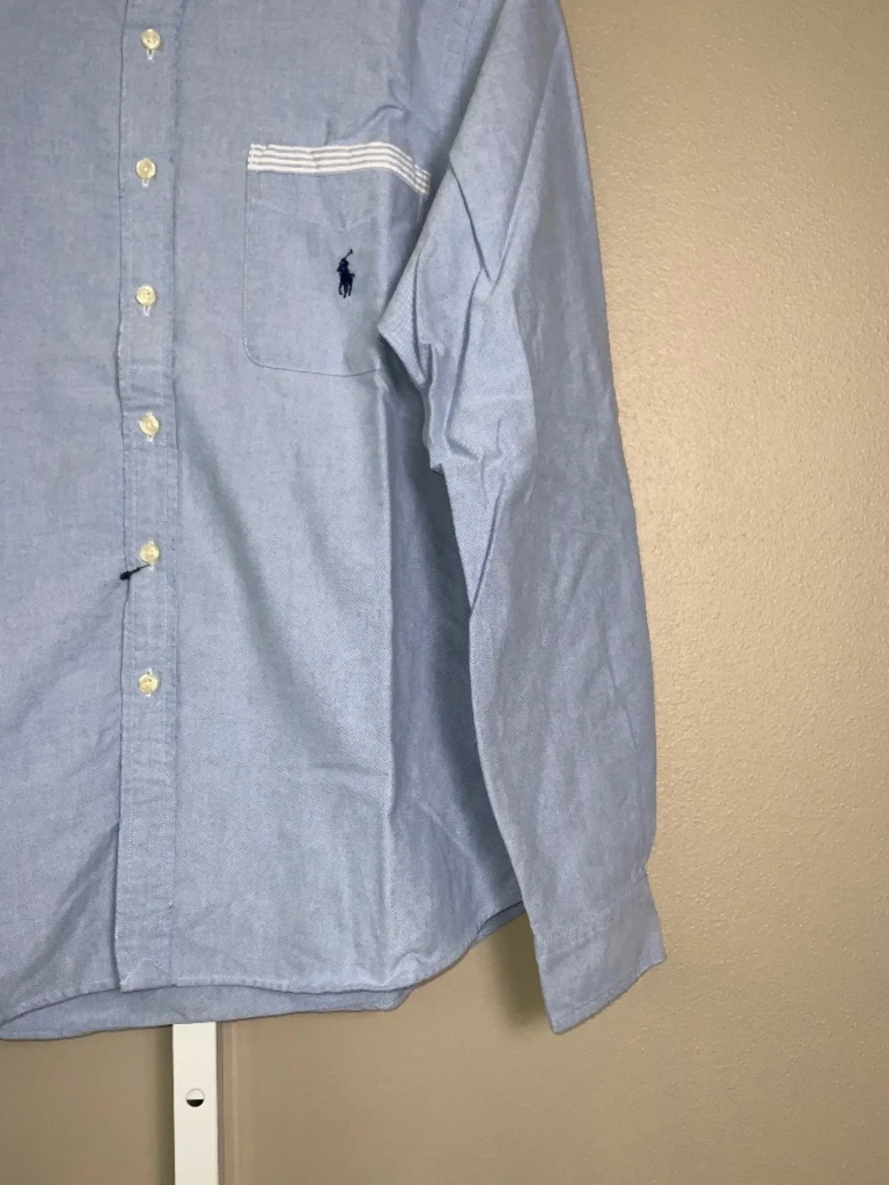 Polo Ralph Lauren Classic Button Down Oxford Shirt with Madras Collar